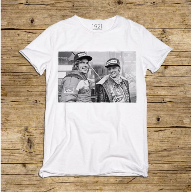 Tričko James Hunt a Niki Lauda